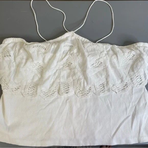 Anthropologie Ruffles Halter Top 3X - Picture 6 of 8